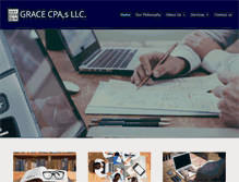 Tablet Screenshot of gracecpa.com